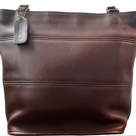 Coach Handbags - COACH| Vintage Mocha Tribeca Tote - No. 9098